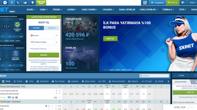1xbet Canlı Bahis