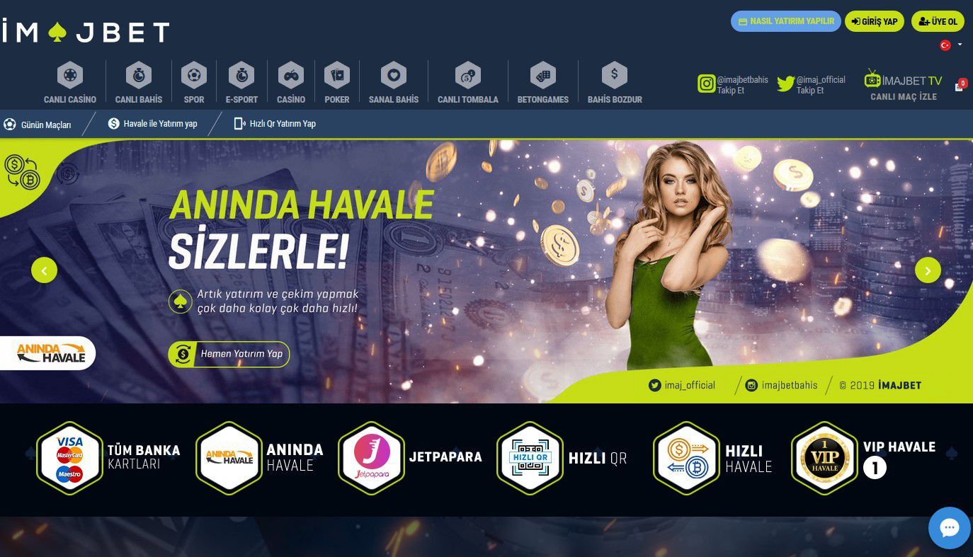 Imajbet Canlı Bahis