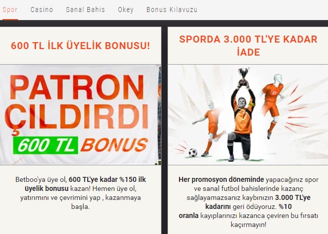 Betboo Canlı Bahis