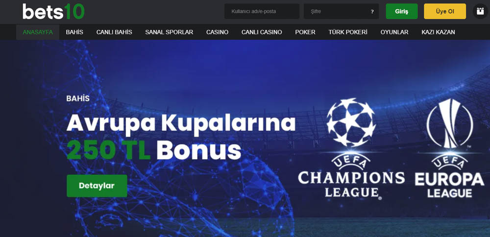 Bets10 Kayıt