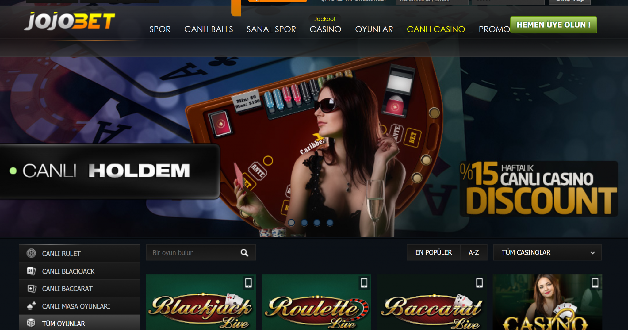 Jojobet Tv