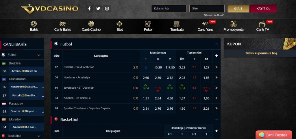 Vdcasino Giriş