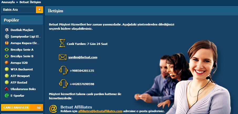 BETSAT MOBIL
