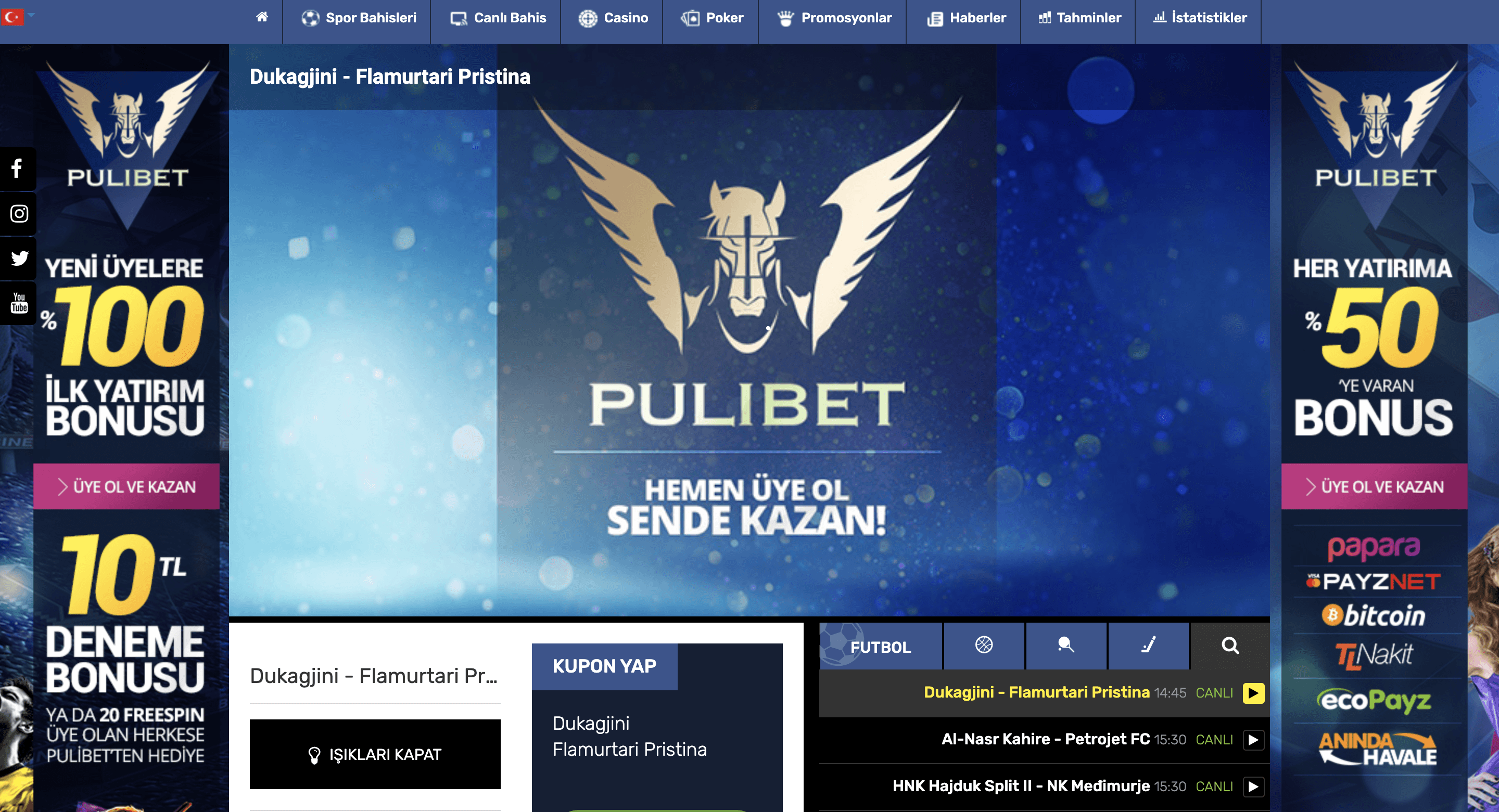 PULIBET CANLI BAHIS