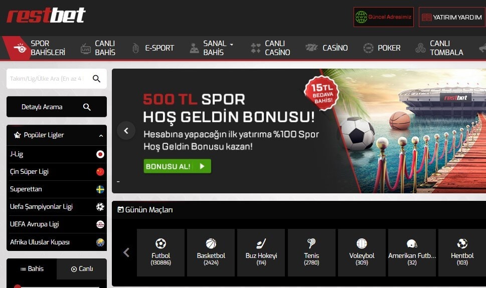 RESTBET GIRIŞ