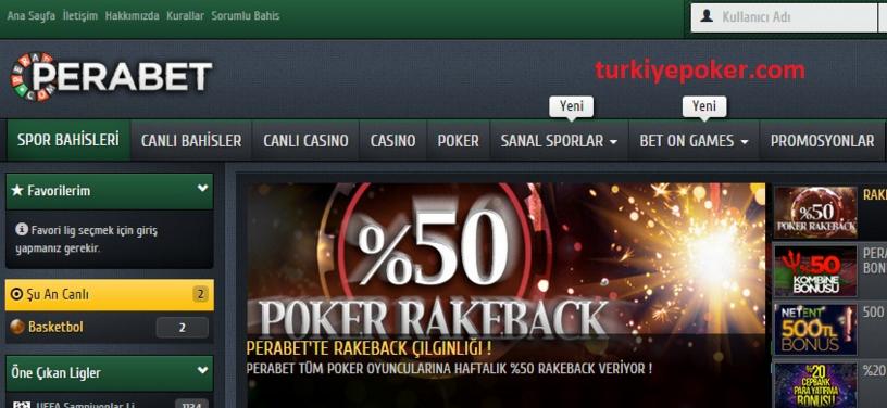 PERABET CANLI BAHIS