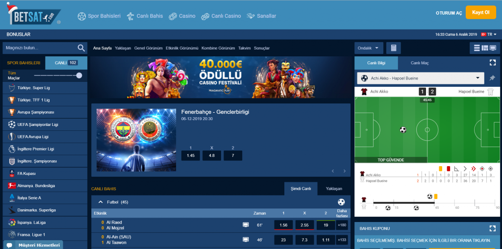 BETSAT CANLI BAHIS