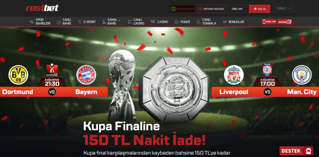 RESTBET YENI ADRESI