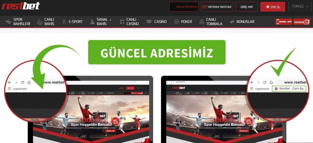 RESTBET GUNCEL ADRESI