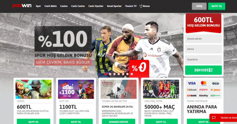 YOUWIN CANLI BAHIS