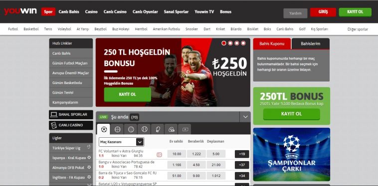 YOUWIN YENI ADRESI