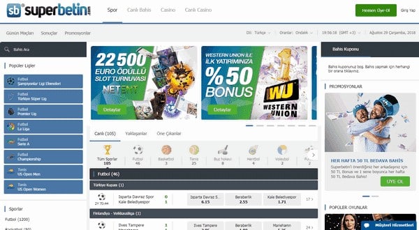 SUPERBETIN GUNCEL ADRESI