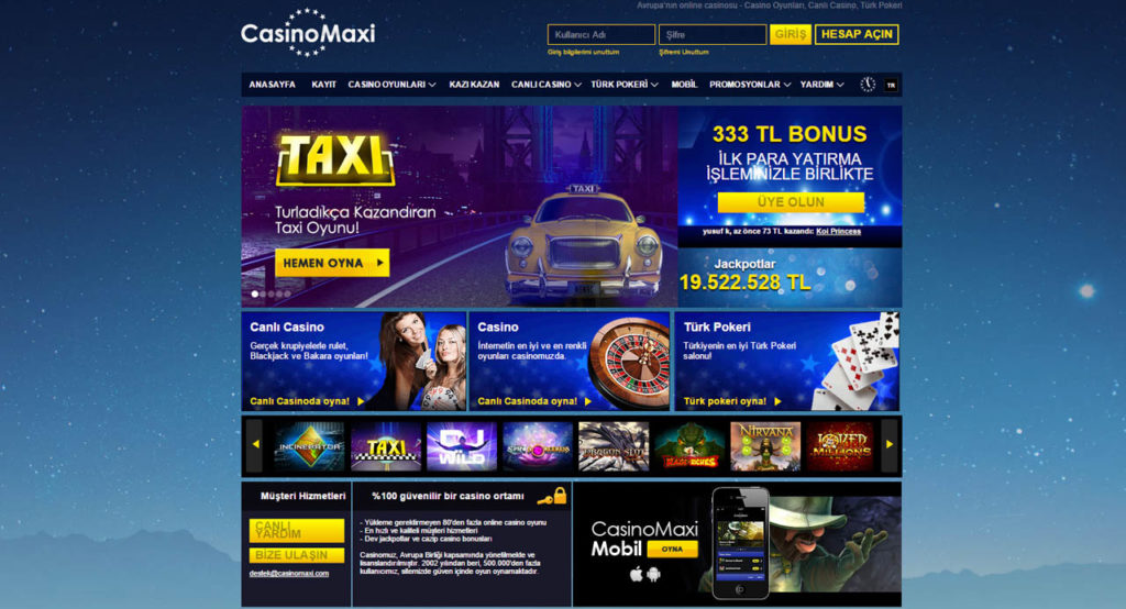 Casinomaxi Giriş