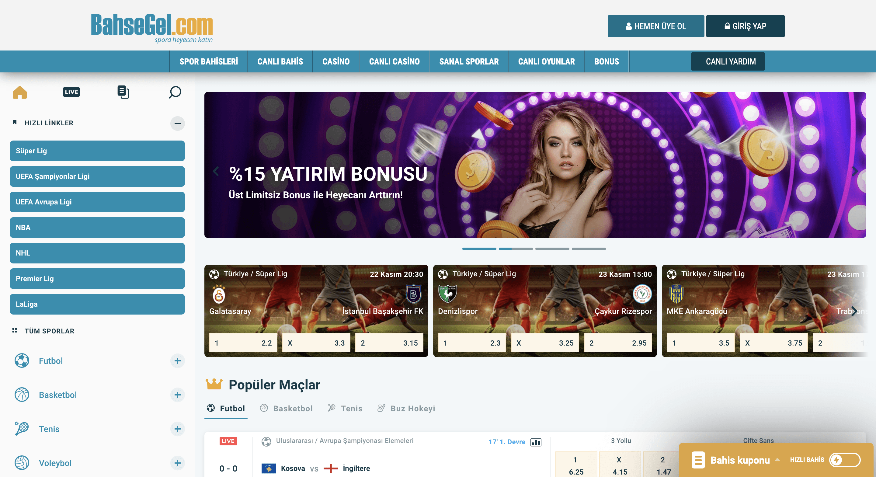 Bahsegel Canli Bahis