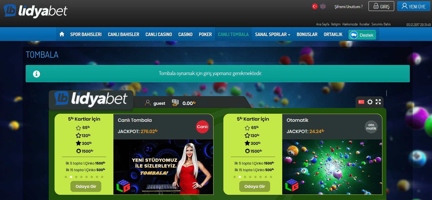 Lidyabet Canli Bahis
