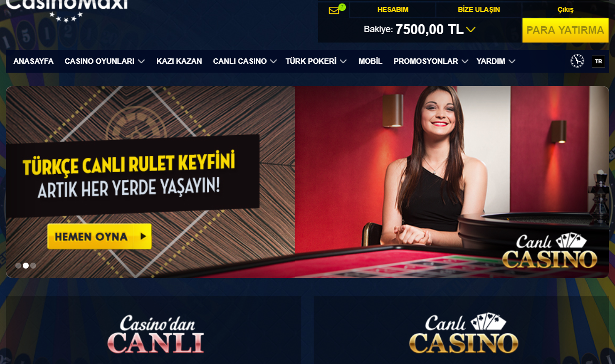 Casinomaxi Canli Bahis