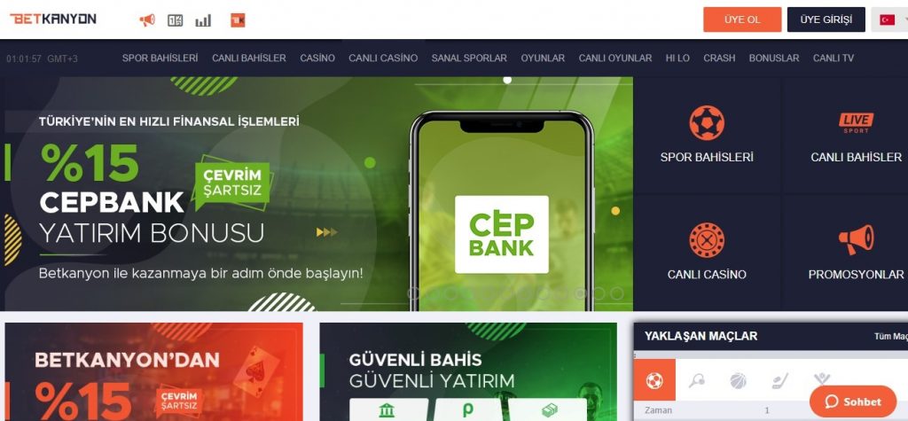 Betkanyon Giriş