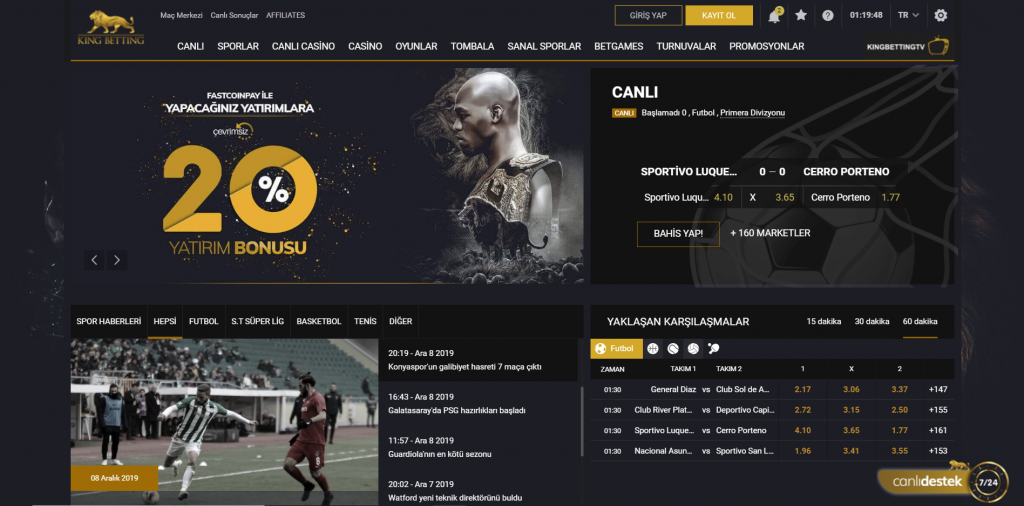 Kingbetting Giriş
