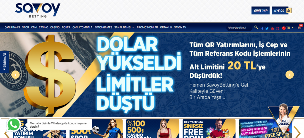Savoybetting Giriş