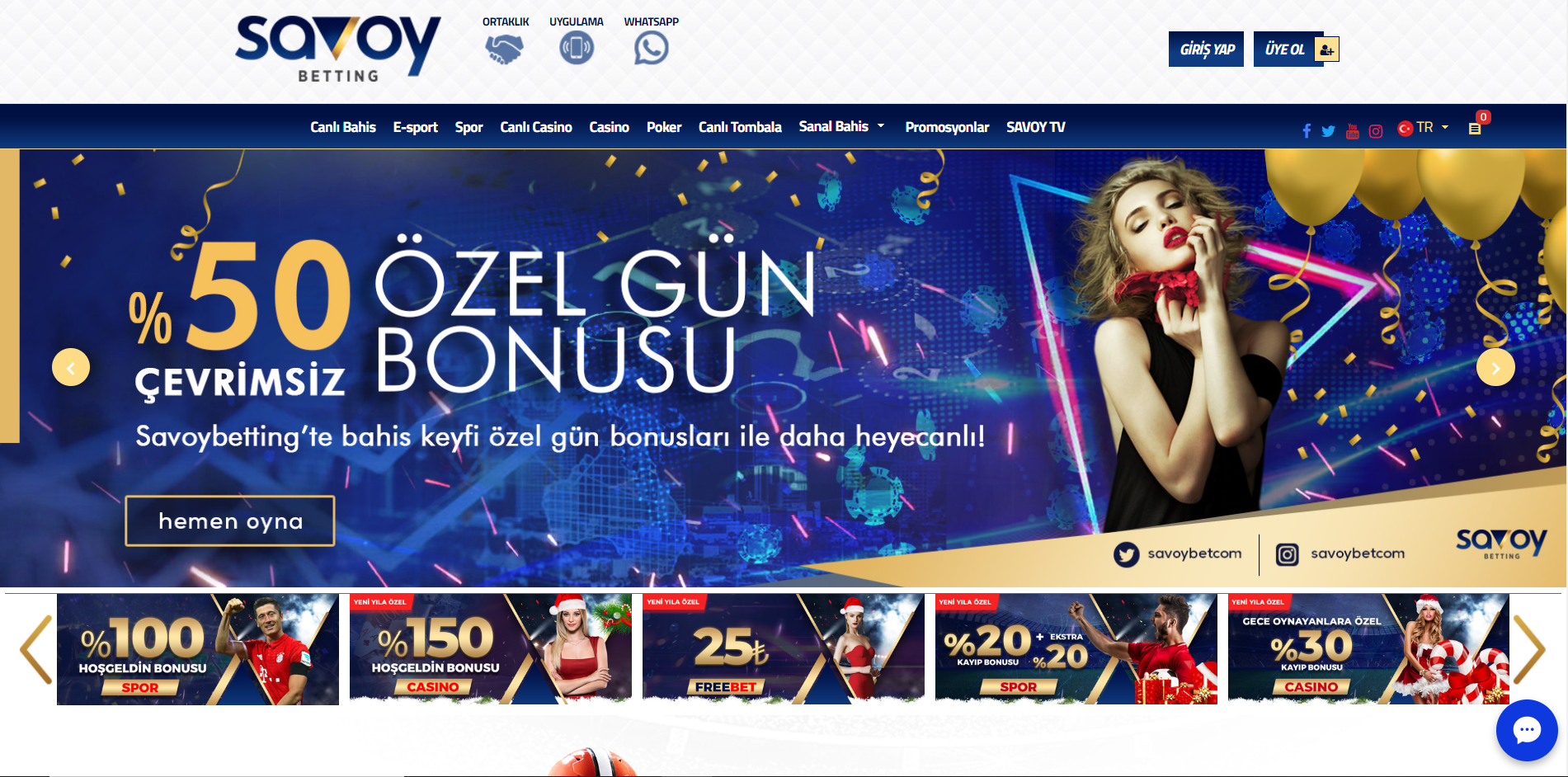 Savoybetting Giriş