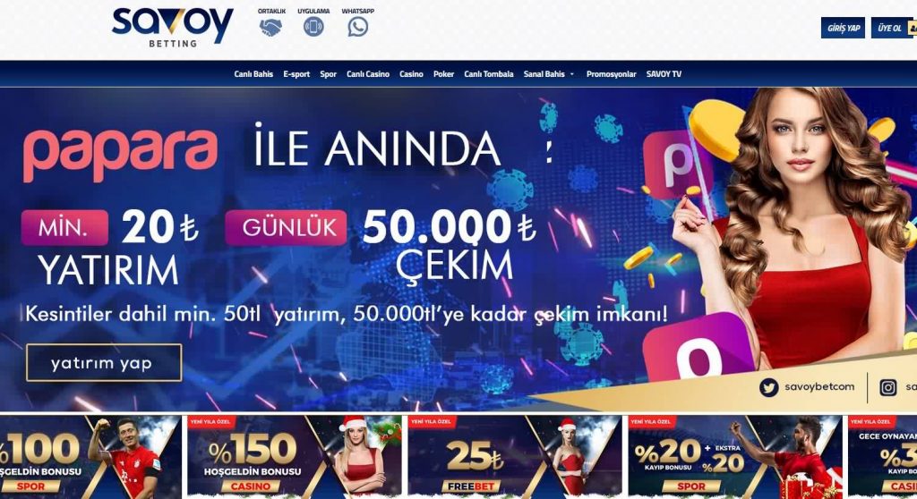 Savoybetting Giriş